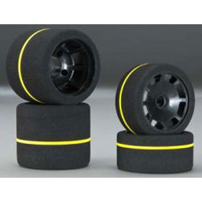 1/10 Spec Combo Tires (4) White Gray 1/10 Spec Combo Tires (4) White Gray