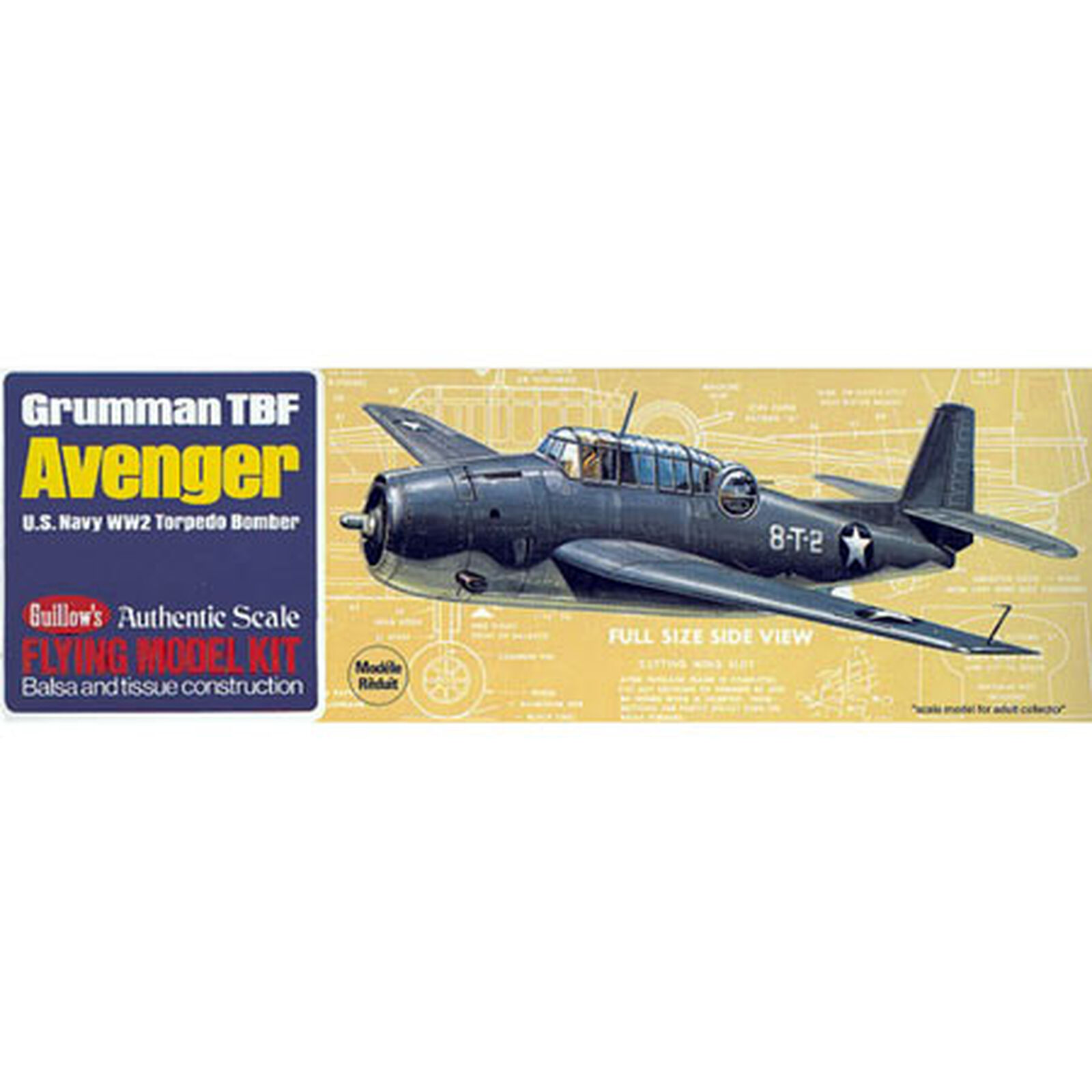 Grumman TBF Avenger Kit, 16.5"