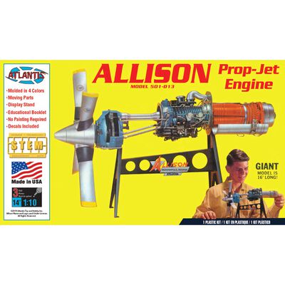 Allison 501-D13 Prop Jet Aircraft Engine, 1/10 Allison 501-D13 Prop Jet Aircraft Engine, 1/10