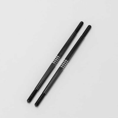 Tekno NT48 2.0 Fin optional Titanium turnbuckle 4x106mm, stealth black - 2pc Tekno NT48 2.0 Fin optional Titanium turnbuckle 4x106mm, stealth black - 2pc