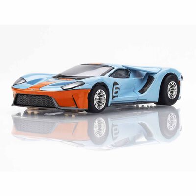 HO 2020 Ford GT Heritage Mega G+ Slot Car, #6 Golf HO 2020 Ford GT Heritage Mega G+ Slot Car, #6 Golf