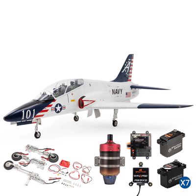 Hawk/T-45 140-160N ARF with Retract Set, KingTech K-160G4+, Spektrum AR20410T Receiver, Synapse AS3X+ Module, and Spektrum Servos Hawk/T-45 140-160N ARF with Retract Set, KingTech K-160G4+, Spektrum AR20410T Receiver, Synapse AS3X+ Module, and Spektrum Servos