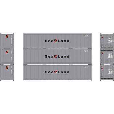 HO 40' Smooth Side Containers, SEAU #1 (3) HO 40' Smooth Side Containers, SEAU #1 (3)