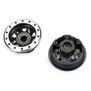 1/6 Steelies Stamped Steel 2.9" Dual Offset SCX6 Wheels Silver/Black