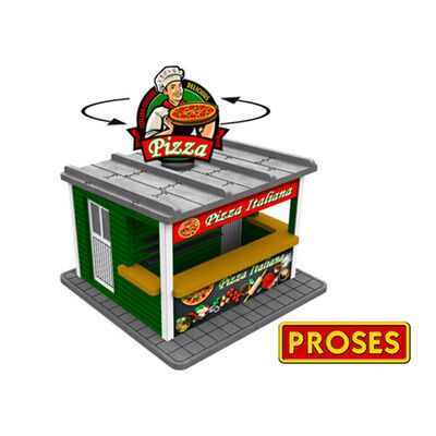 O SCALE PIZZA STAND O SCALE PIZZA STAND