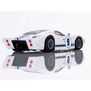 HO 1967 Ford GT40 Mk.IV #9 Mega G+ Slot Car, White