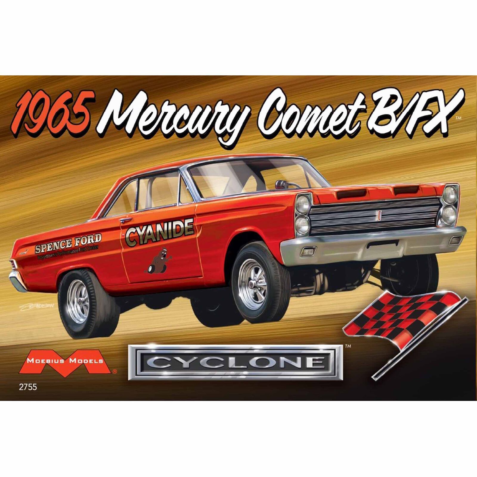 1/25 1965 Mercury Comet B/FX Cyclone Model Kit