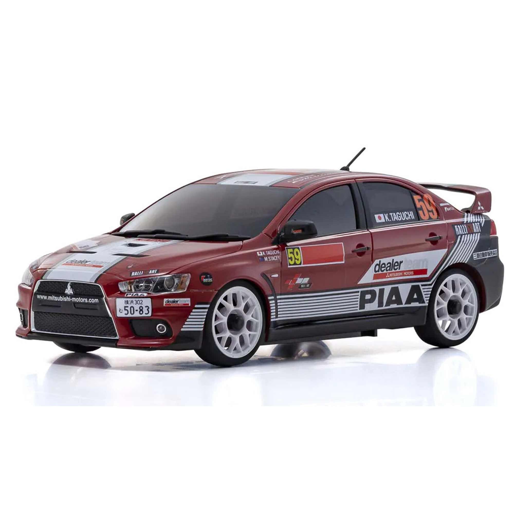 ホビーラジコン LANCER EVOLUTION Kyosho 1/28 Mitsubishi Lancer Evolution X Mitsubishi Motors Dealer