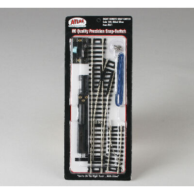 HO Code 100 Remote Right-Hand Switch HO Code 100 Remote Right-Hand Switch