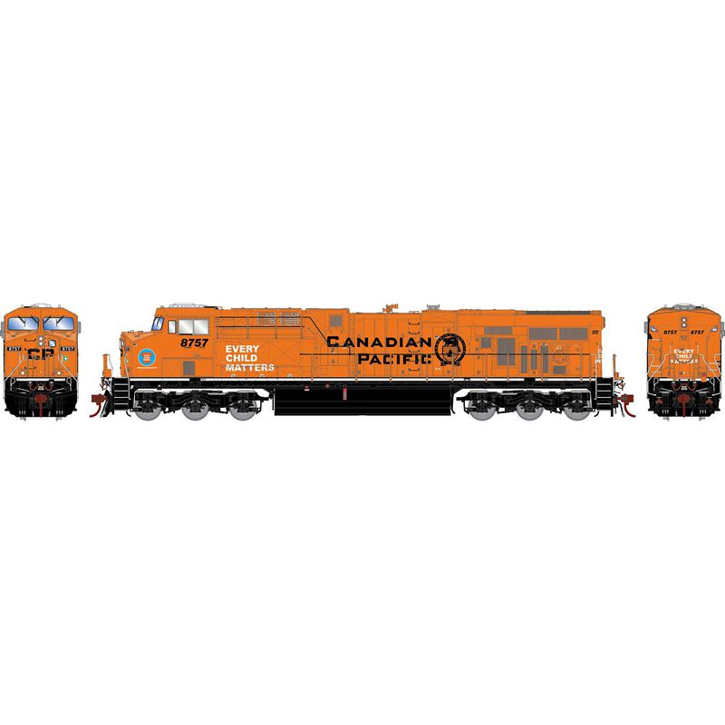 HO ES44AC Locomotive with DCC & Sound, CPR #8757
