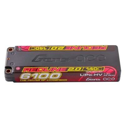 7.6V 6100mAh 2S 140C Hardcase LiHV Battery: 5mm Tubes 7.6V 6100mAh 2S 140C Hardcase LiHV Battery: 5mm Tubes