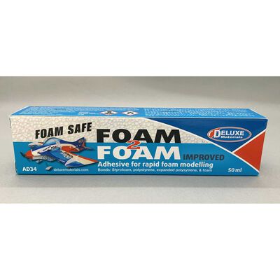 Foam 2 Foam, Foam Safe Glue (50ml): EPO, EPS, Wood Foam 2 Foam, Foam Safe Glue (50ml): EPO, EPS, Wood
