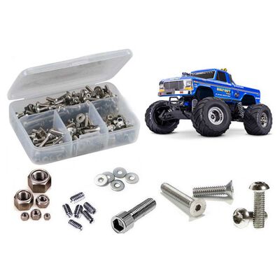 Stainless Steel Screw Kit, 1/10 Traxxas Bigfoot #1 Stainless Steel Screw Kit, 1/10 Traxxas Bigfoot #1