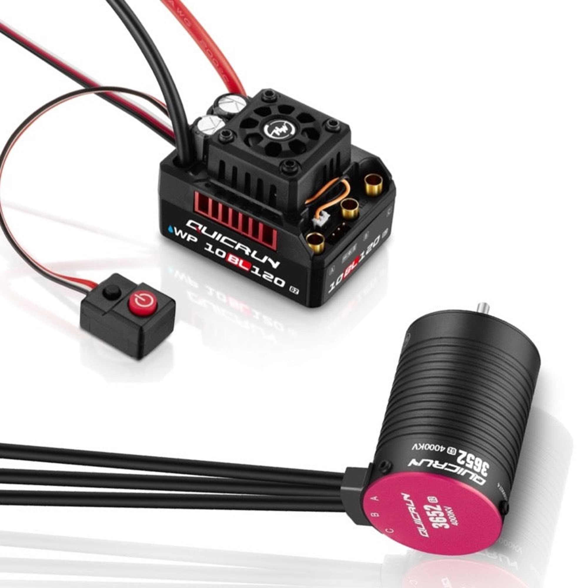 HOBBYWING QUICRUN 10BL120 G2 Brushless ESC / 3652SL G2 3250KV