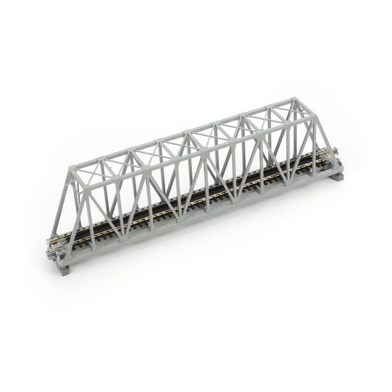 N 248mm 9-3/4" Truss Bridge, Gray