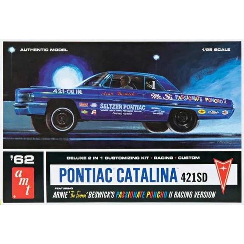 1/25 1962 Pontiac Catalina Super Stock Model Kit