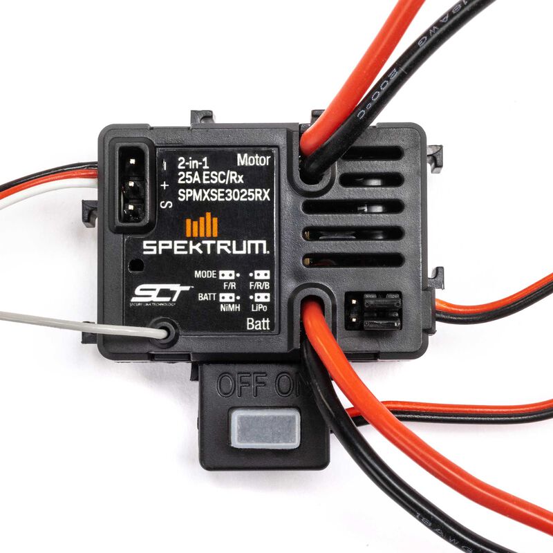 SLT 25A 2-in-1 ESC / Receiver Combo, IC2: 1/16 & 1/18