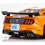 HO 2021 Ford Shelby GT500 Mega G+ Slot Car, Twister Orange & White