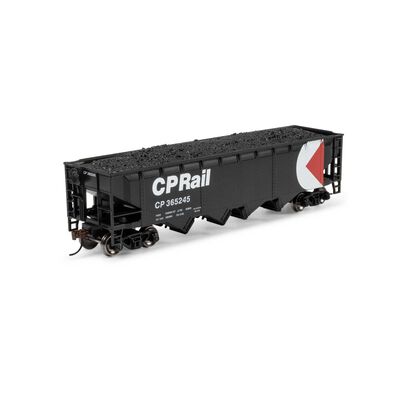 HO ATH 40' 4-Bay Offset Hopper with Load, CP #365245 HO ATH 40' 4-Bay Offset Hopper with Load, CP #365245
