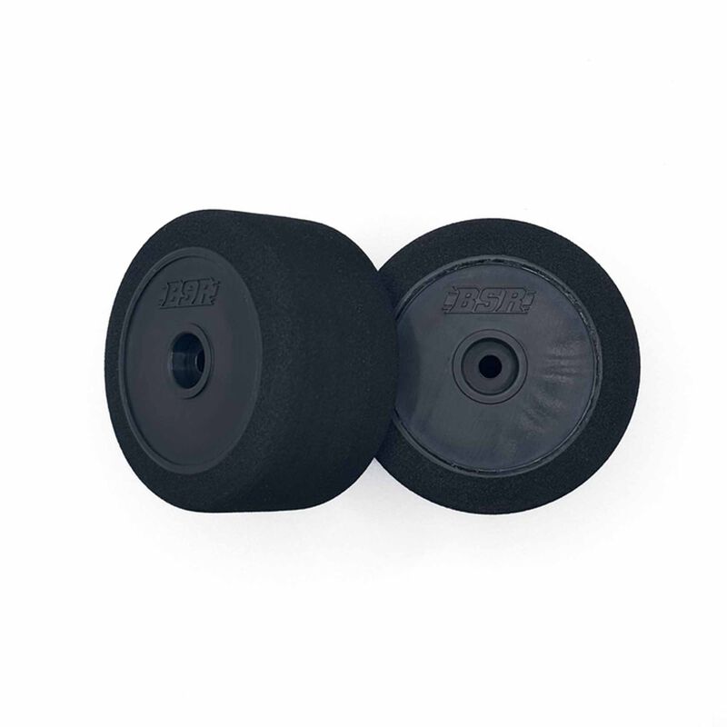 1/18 Mini B/T Wide Pre-Mounted Tires, XX Pink Compound (2)