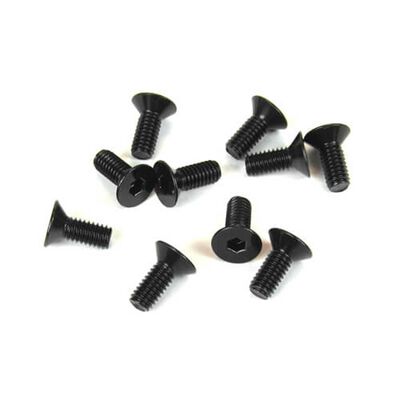M4x10mm Flat Head Screws, Black (10) M4x10mm Flat Head Screws, Black (10)