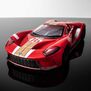 HO 2022 Ford GT Heritage #16 Mega G+ Slot Car, Red