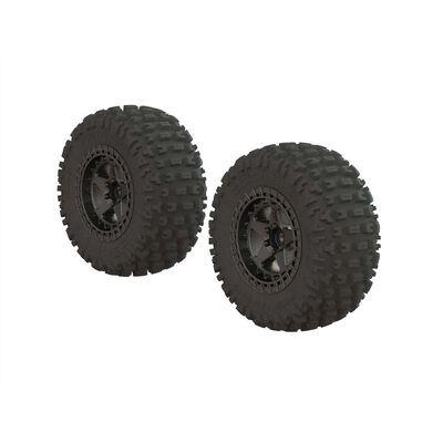 Dboots 'Fortress SC' Tire Set Glued Gun Metal (2) Dboots 'Fortress SC' Tire Set Glued Gun Metal (2)