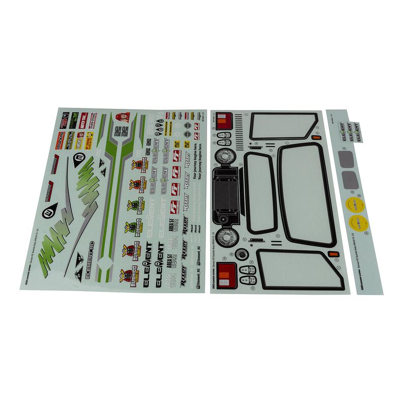 Decal Sheets, 1/10 Element Enduro Bushido