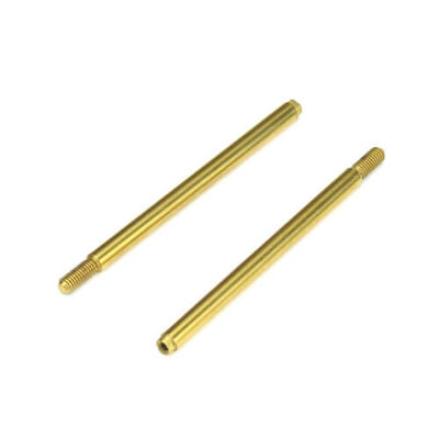 Shock Shafts Rear Steel TiNi coated (2): EB410 Shock Shafts Rear Steel TiNi coated (2): EB410
