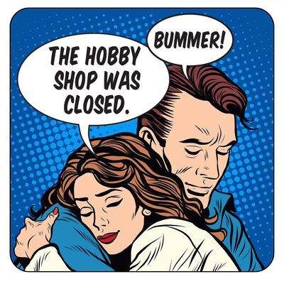 Hobby Shop Closed Sticker Hobby Shop Closed Sticker