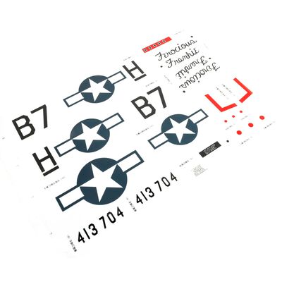 Decal Sheet: P-51 1.0m Decal Sheet: P-51 1.0m