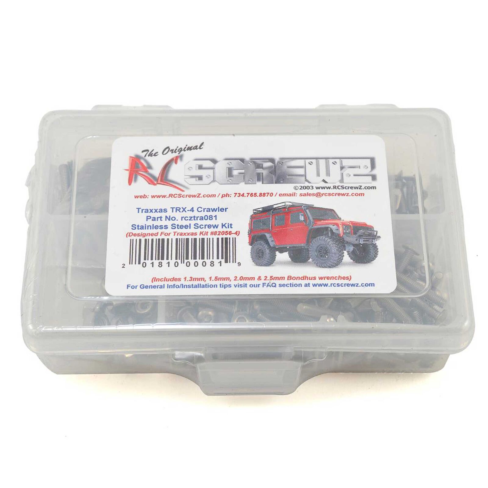 Stainless Steel Screw Set: Traxxas TRX-4 Crawler