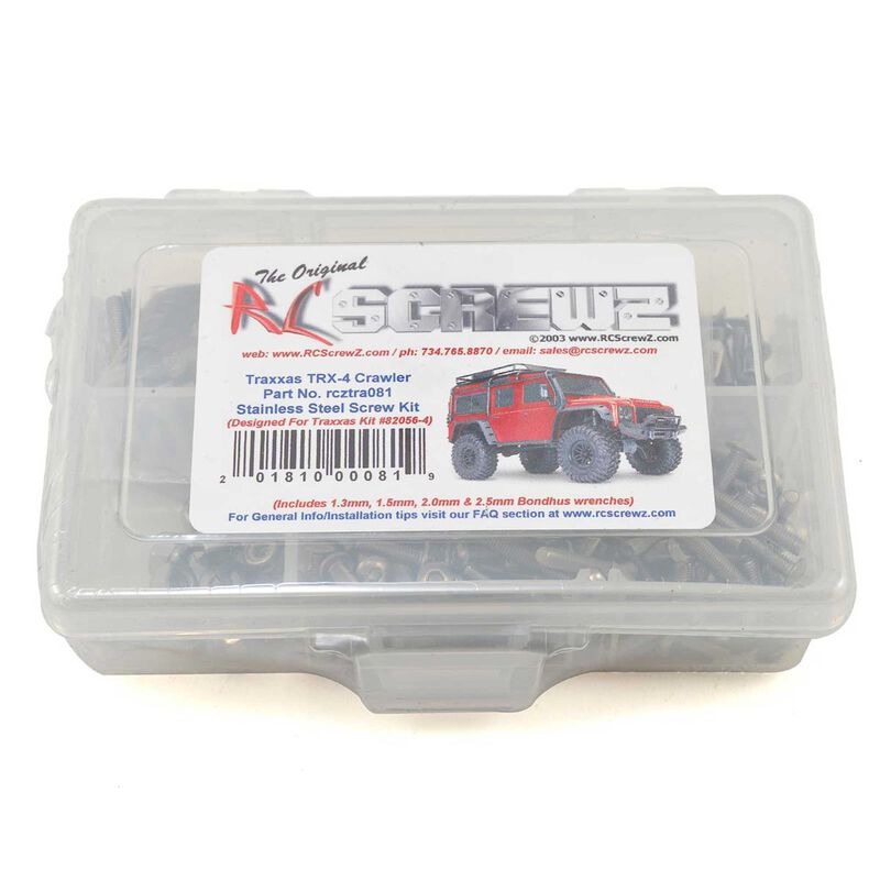 Stainless Steel Screw Set: Traxxas TRX-4 Crawler