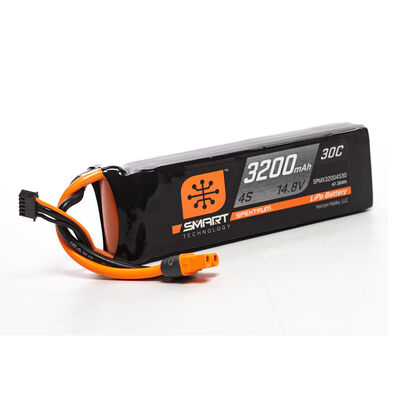 14.8V 3200mAh 4S 30C Smart LiPo Battery: IC3 14.8V 3200mAh 4S 30C Smart LiPo Battery: IC3