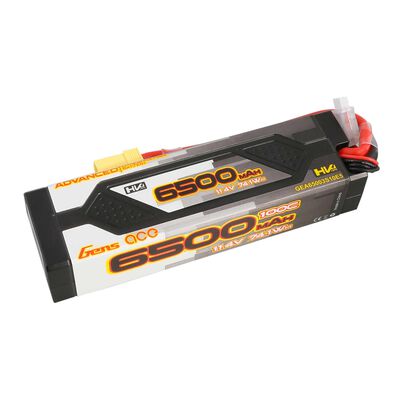 11.4V 6500mAh 3S 100C Advanced Hardcase LiHV Battery: EC5 11.4V 6500mAh 3S 100C Advanced Hardcase LiHV Battery: EC5