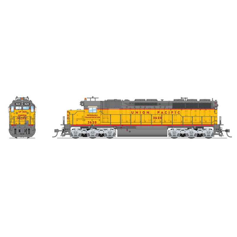 HO EMD SD45 Locomotive, UP 3632, Delivery Scheme with Paragon 4
