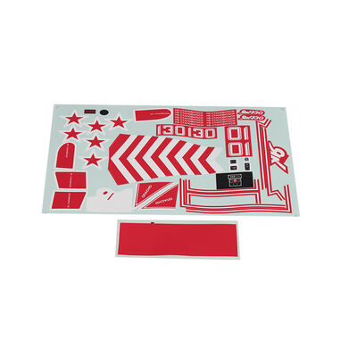 Decal Sheet: Yak 130, Red Decal Sheet: Yak 130, Red
