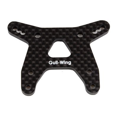 RC10B6.3 front shock tower, carbon fiber RC10B6.3 front shock tower, carbon fiber