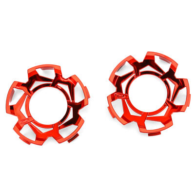 Clip-Lock Wheel Face Red Chrome for Ripper 3.8" Wheel (2) Clip-Lock Wheel Face Red Chrome for Ripper 3.8" Wheel (2)