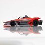HO Formula N #4 Mega G+ Slot Car, Red & Gray
