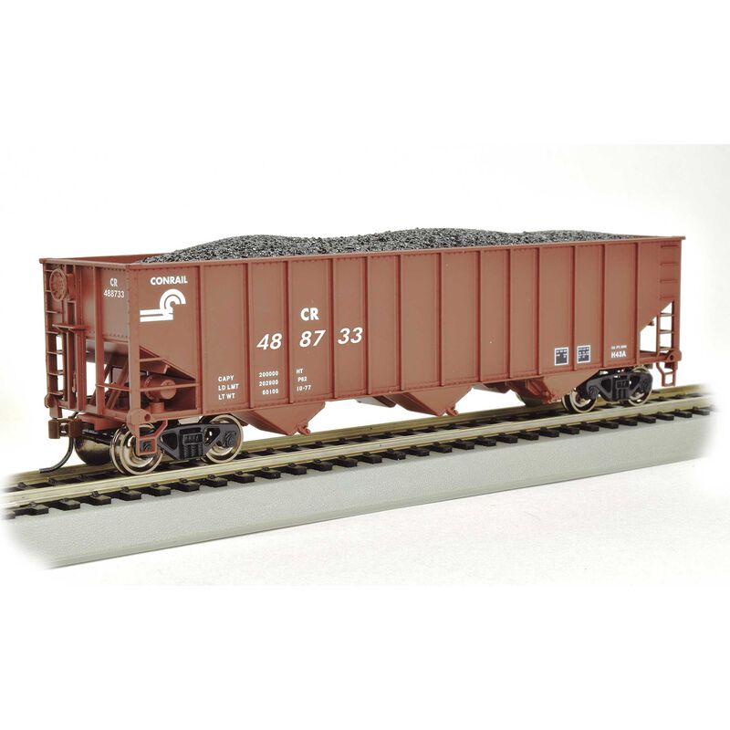HO 100-Ton Bethlehem Steel Three Bay Hopper - Conrail #488733