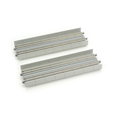 N 248mm 9-3/4" Straight Dbl Viaduct, Concrete (2) N 248mm 9-3/4" Straight Dbl Viaduct, Concrete (2)