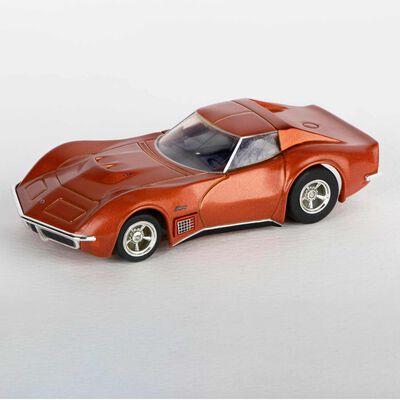 HO 1971 Chevy Corvette 454 Mega G+ Slot Car, Metallic Orange HO 1971 Chevy Corvette 454 Mega G+ Slot Car, Metallic Orange