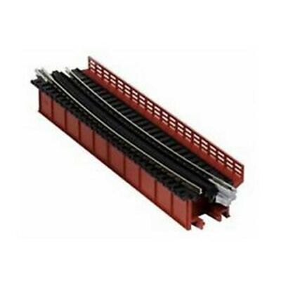 N 17.6" Single Curve Girder Bridge Red 15 degree N 17.6" Single Curve Girder Bridge Red 15 degree