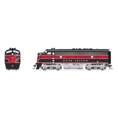 HO EMD F7A Locomotive, CRIP 103, Red & Black Aluminum Trucks HO EMD F7A Locomotive, CRIP 103, Red & Black Aluminum Trucks