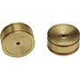 Brass Wheels Only, 26.5mm (2): SCX24