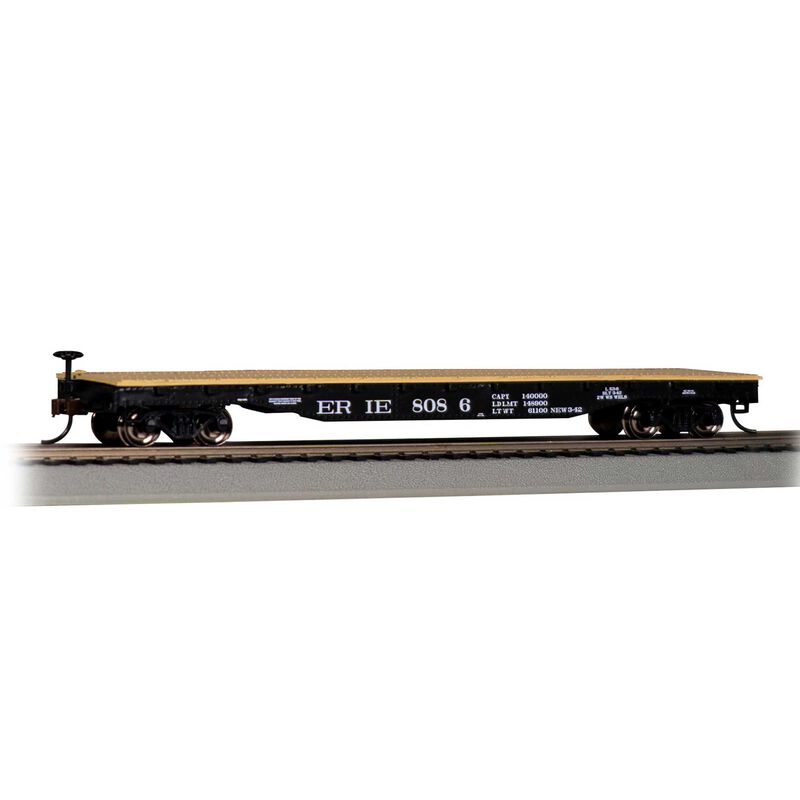 HO 52' Flat Car - Erie #8086