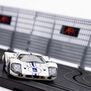 HO 1967 Ford GT40 Mk.IV #9 Mega G+ Slot Car, White
