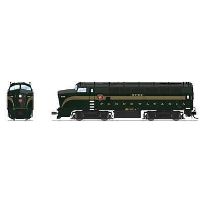 HO BF-16 Sharknose Locomotive A, PRR 9709 5 Stripe with Paragon4 HO BF-16 Sharknose Locomotive A, PRR 9709 5 Stripe with Paragon4