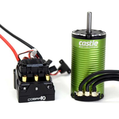 Cobra 10 Electronic Speed Control & 1415-2400KV Sensored Motor Combo, 5mm Shaft Cobra 10 Electronic Speed Control & 1415-2400KV Sensored Motor Combo, 5mm Shaft